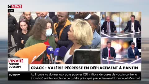 Valérie Pécresse s'est rendue à Pantin