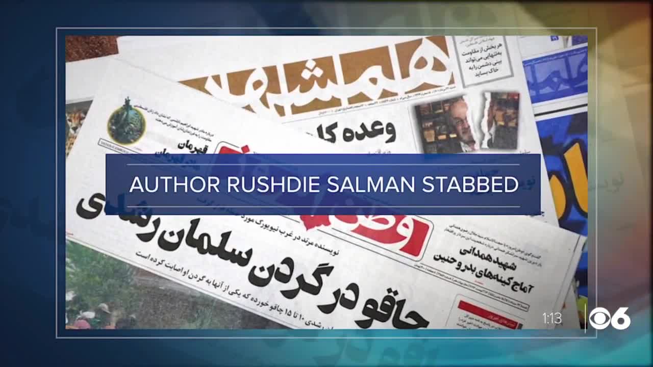 Author Salman Rushdie on ventilator after stabbing