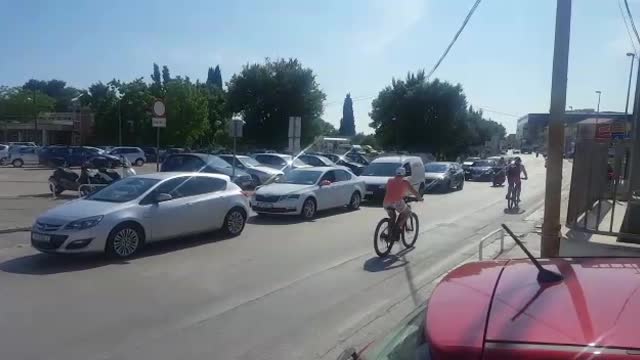 U Trogiru zaustavljen promet