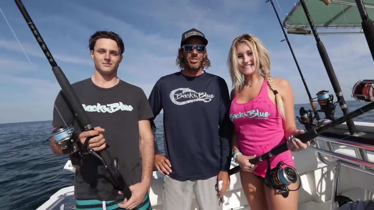 Sexy Girl First Time Fishing:Giant Snapper Off The East Coast Of Florida