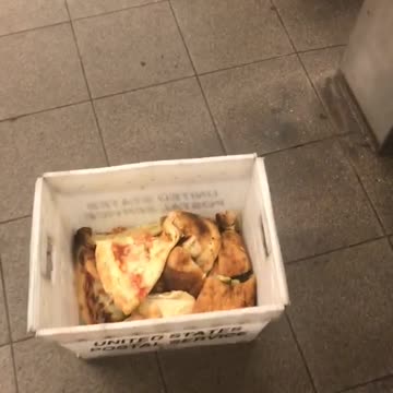 Bread inside of white mail box