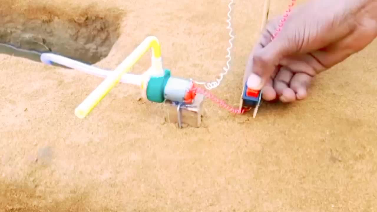 How to make water pump/Science project/Electric water pump