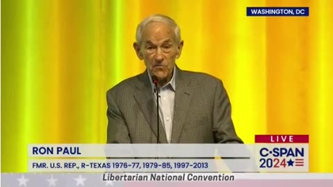 Ron Paul @ LNC 2024 Clip 001