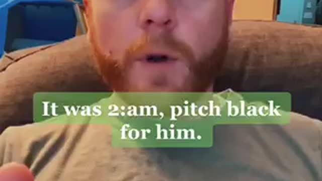 It Was 2:am, Pitch Black For Him