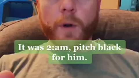 It Was 2:am, Pitch Black For Him