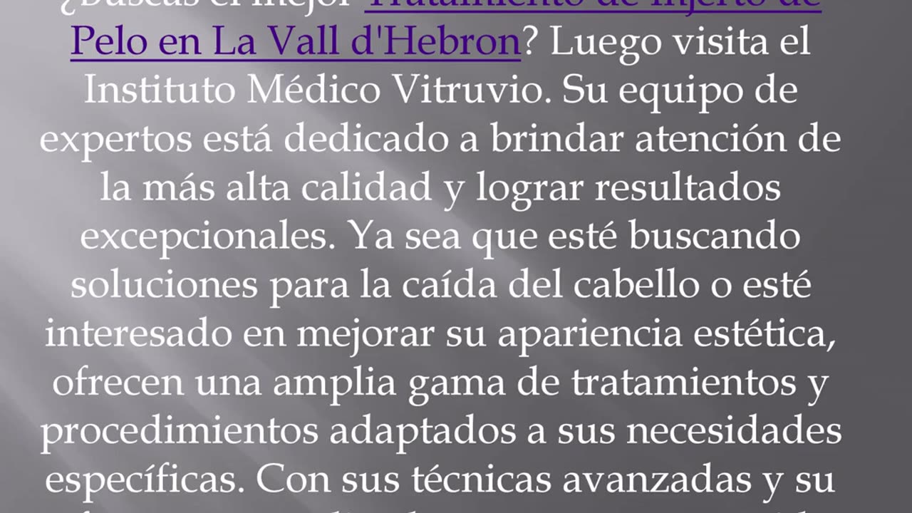 Consigue el mejor Tratamiento de Injerto de Pelo en La Vall d'Hebron