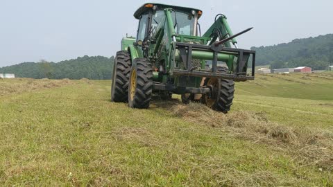 Making hay when the sun shines