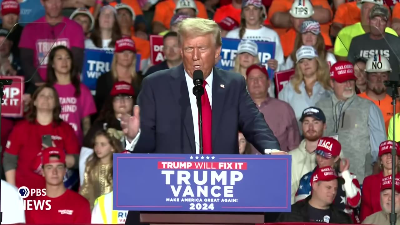 TRUMPS FINAL RALLY BEFORE ELECTION TUESDAY - WINNING!!!