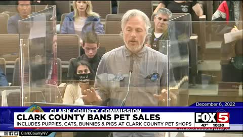 Clark County bans sale of most pets in stores