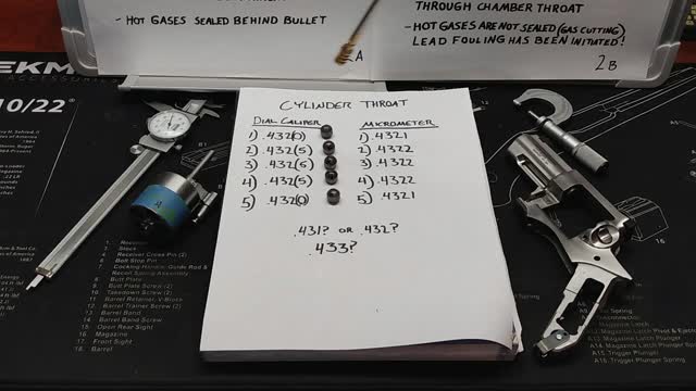 2. Cast Bullet Path (Revolver throat, purpose and measurements)