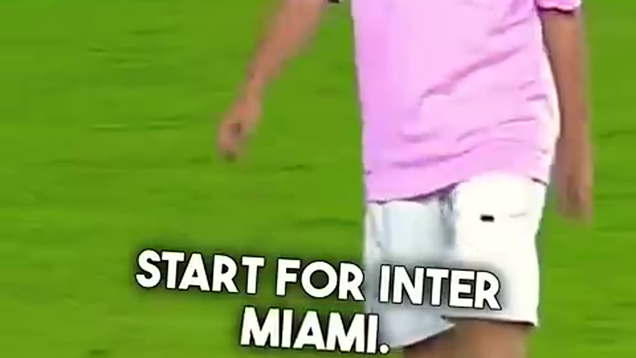 Thiago messi show off skill after lional messi first start for inter miami