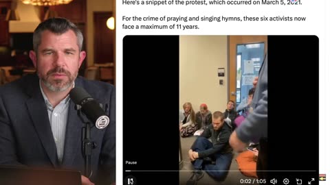 Shocking Persecution: Pro-Life father of 11 gets 10 years for singing hymns at an abortuary (Taylor Marshall 31-01-24