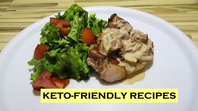 Keto Onion Bacon Pork Chop