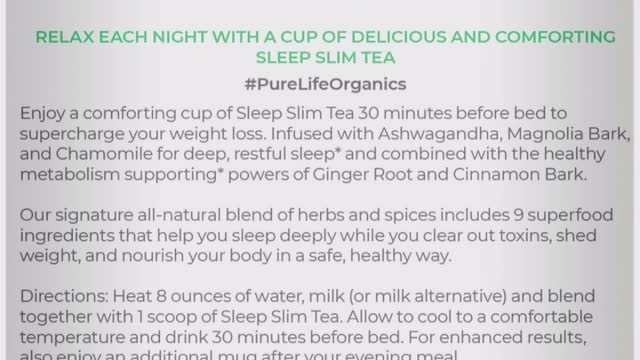 Supercharged Weight loss and Health strengthen using of A Cup of Sleep Slim Tea