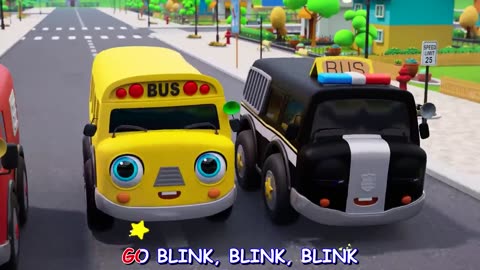 Wheels On The Bus Go To Town | Nursery Rhymes & Kids Songs - Baby Car Songs