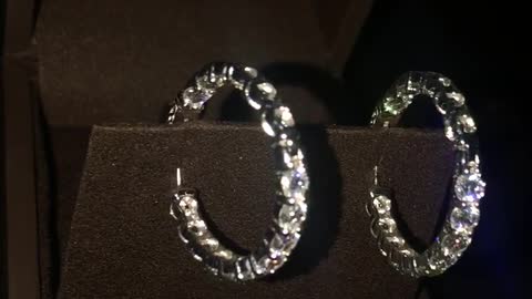 Beautiful diamond earrings for sale! Contact me for more info