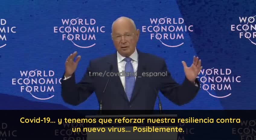 Klaus Schwab protegerse contra "posiblemente un nuevo virus