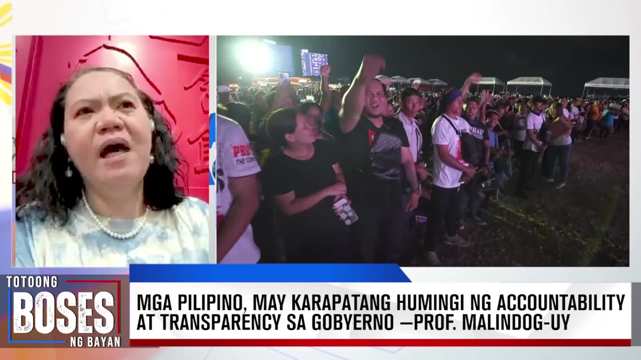 Mga Pilipino, may karapatang humingi ng accountability at transparency sa gobyerno — Prof. Malindog Uy