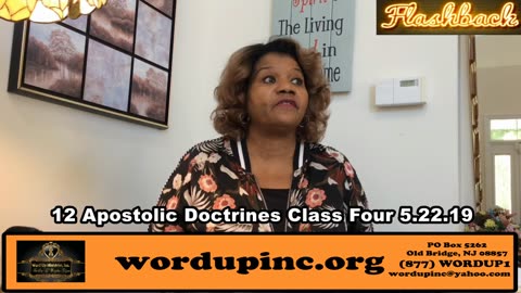 12 Apostolic Doctrines Class Four 5.22.19-FB