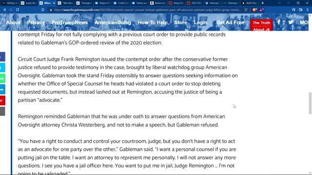 Left wing judge try's to catch Wisconsin in a trap