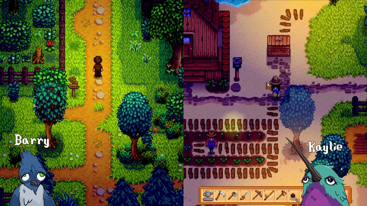 Stardew Valley EXPANDED! Part 2 - Chill Sunday Stream with Kaylie and Barry