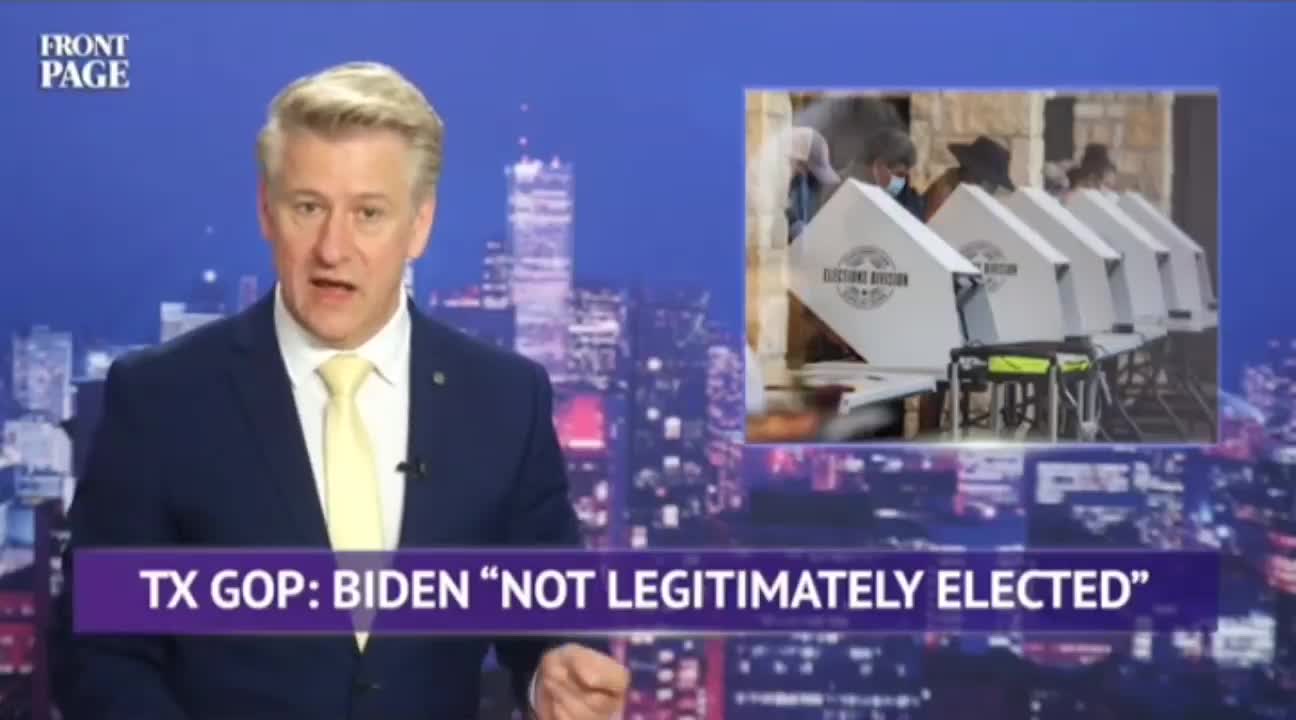 1351. EPICFRAUD 🇺🇸 TEXAS passes resolution [Joe Biden is NOT President]
