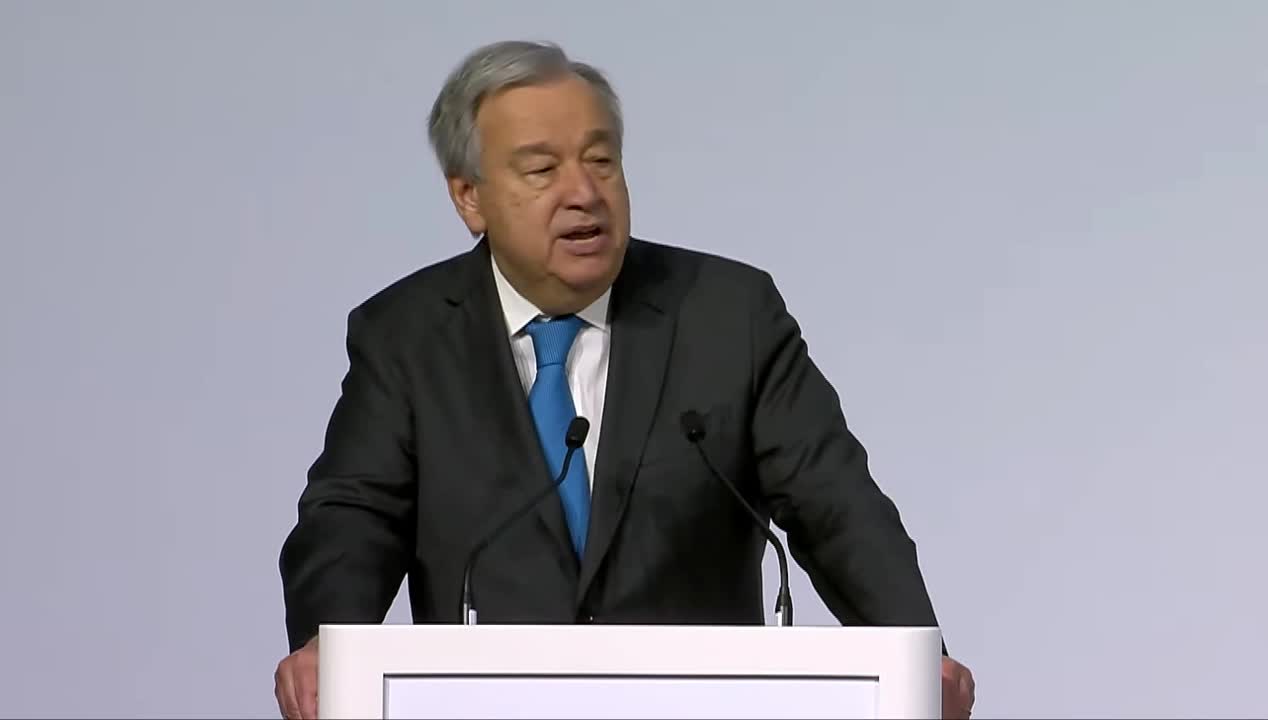 UN chief: World now faces an "ocean emergency"