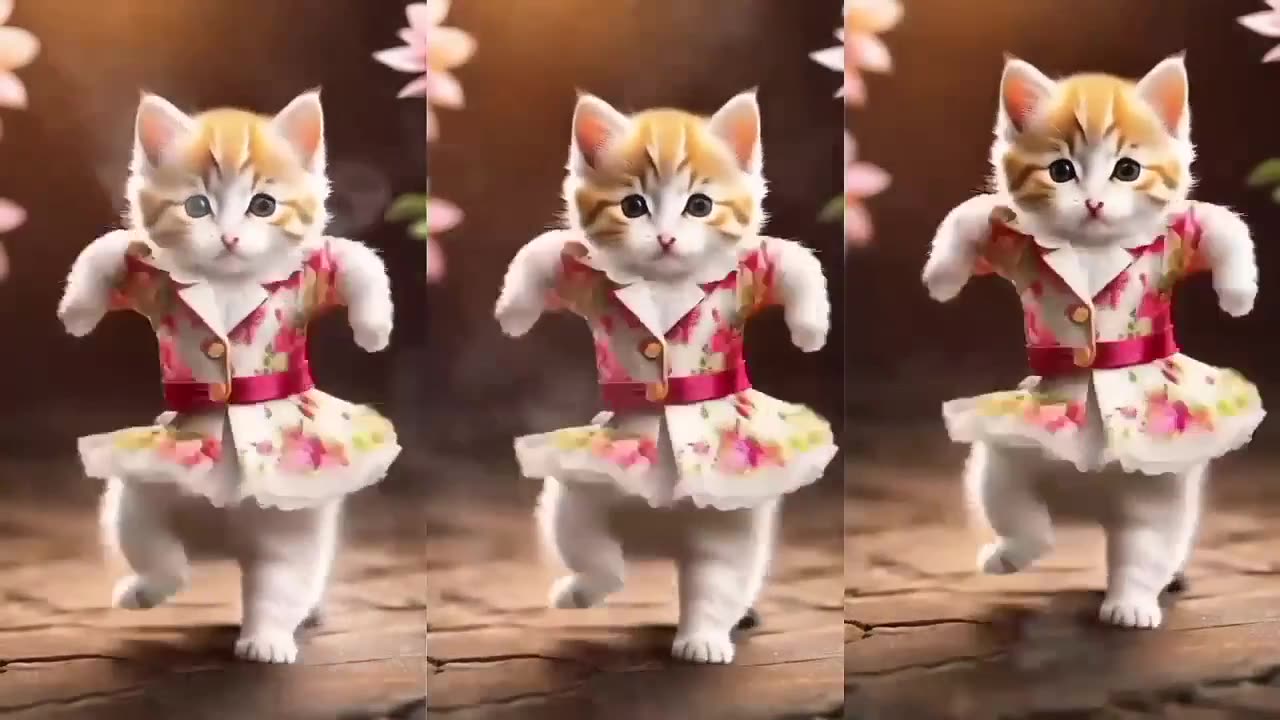 Funny Cats Dancing