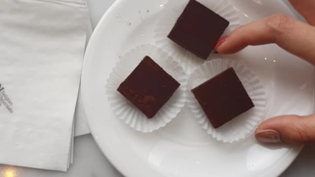 Guylian Chocolate Three Belgian homemade chocolates. Sweet and full of chocolate flavor.