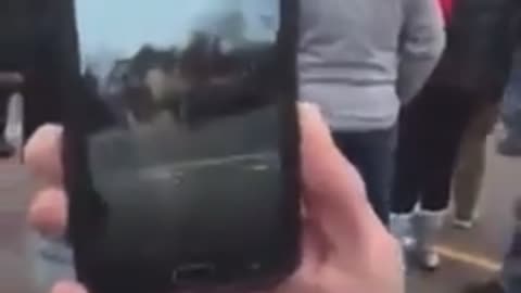 J6 footage (I think) .. escorted ANTIFA to MAGA rally