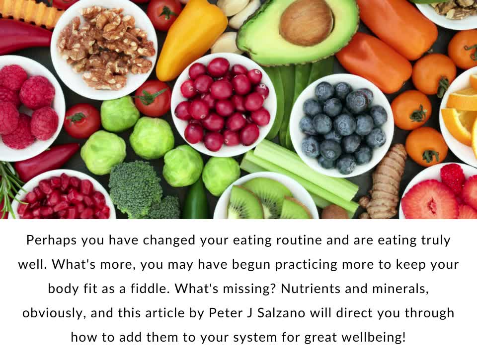 Peter J Salzano - The Ins And Outs of Vitamins and Minerals