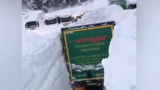 Snow in Kasachstan 2020