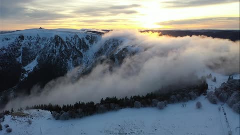 snow mountains