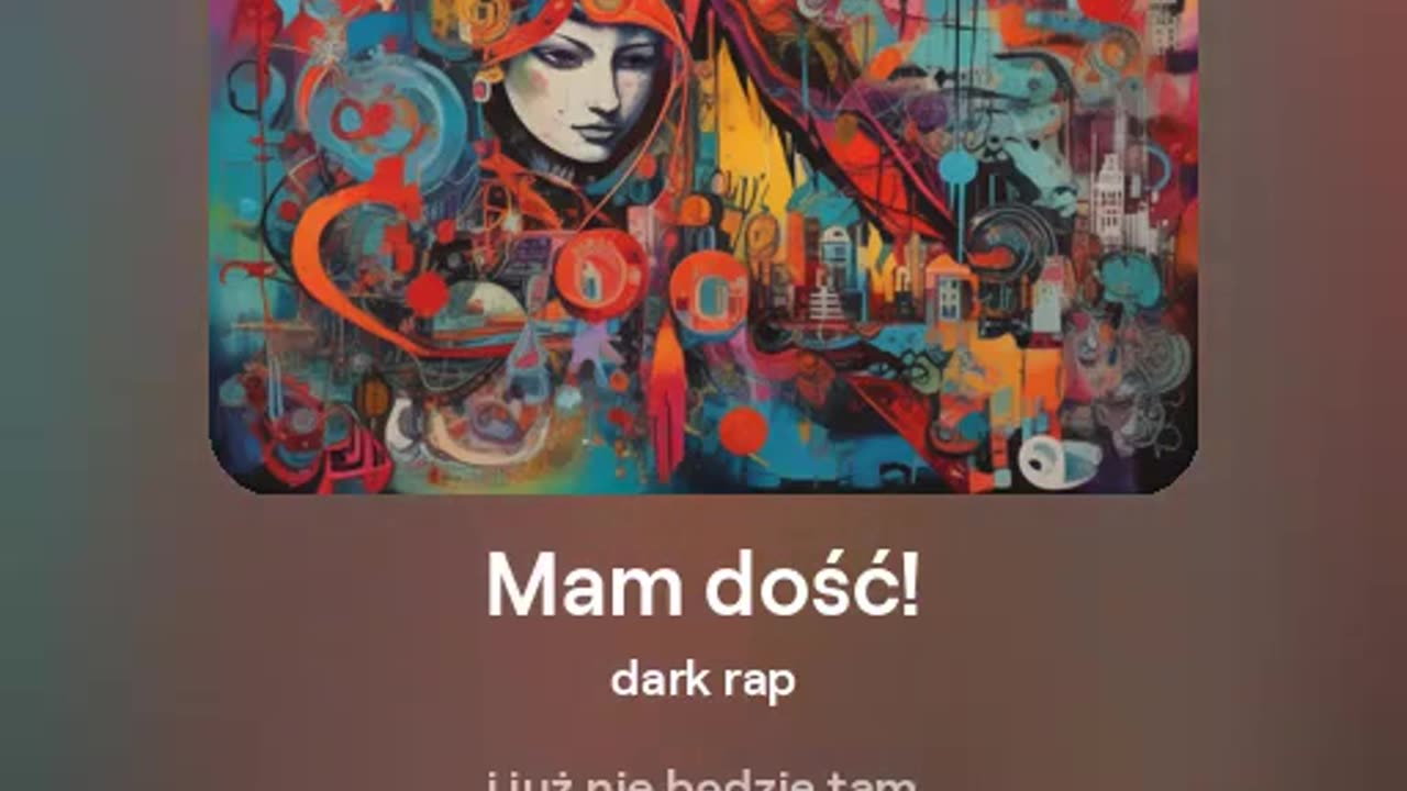 4f2 - Mam dość! - dark rap - tekst Ewa Lipka, śpiew i muzyka SI/AL 🎵 - 11.06.2024 rok