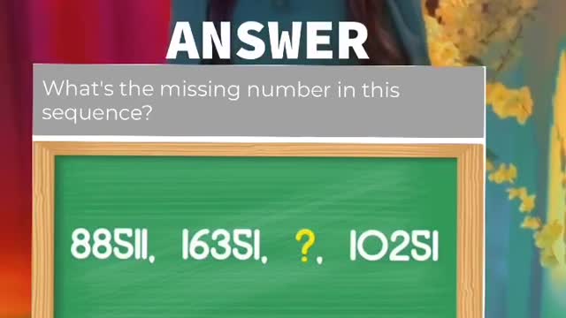 What is the missing number in this sequence ?