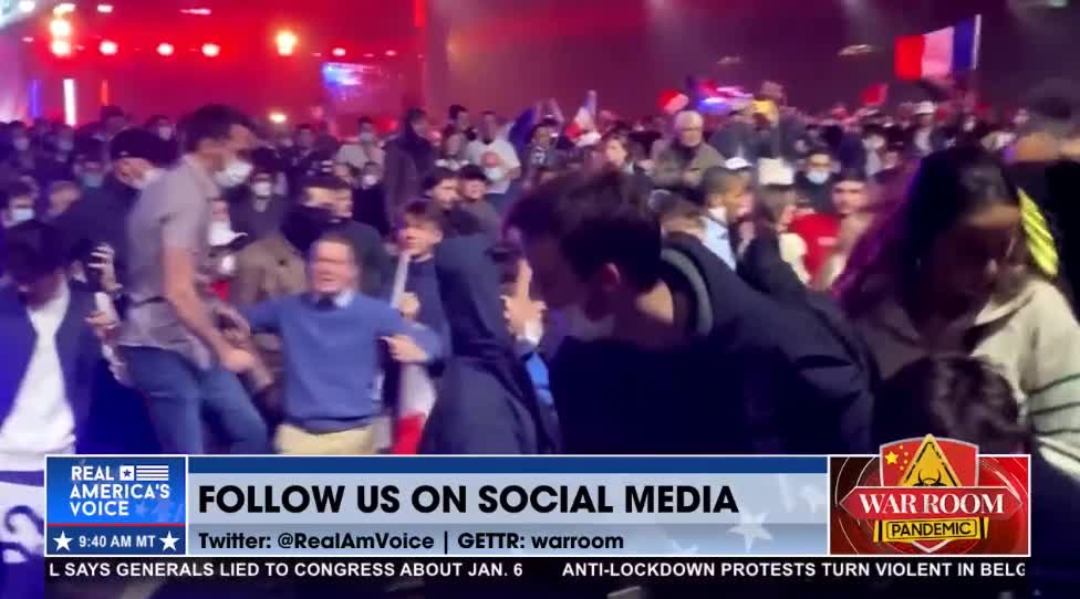 Antifa Riots at Conservative Conference in France