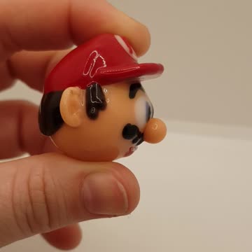 Mario Head Marble