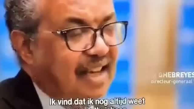 Dr.Tedros,WHO director says why he is NOT vaxed.🤣