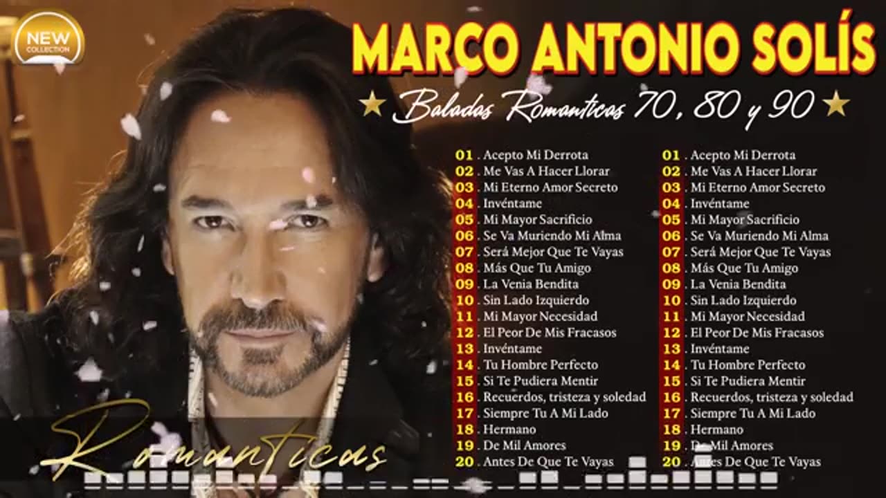 Marco Antonio Solís grandes éxitos ~ Las Mejores Baladas Románticas de los 80 y 90