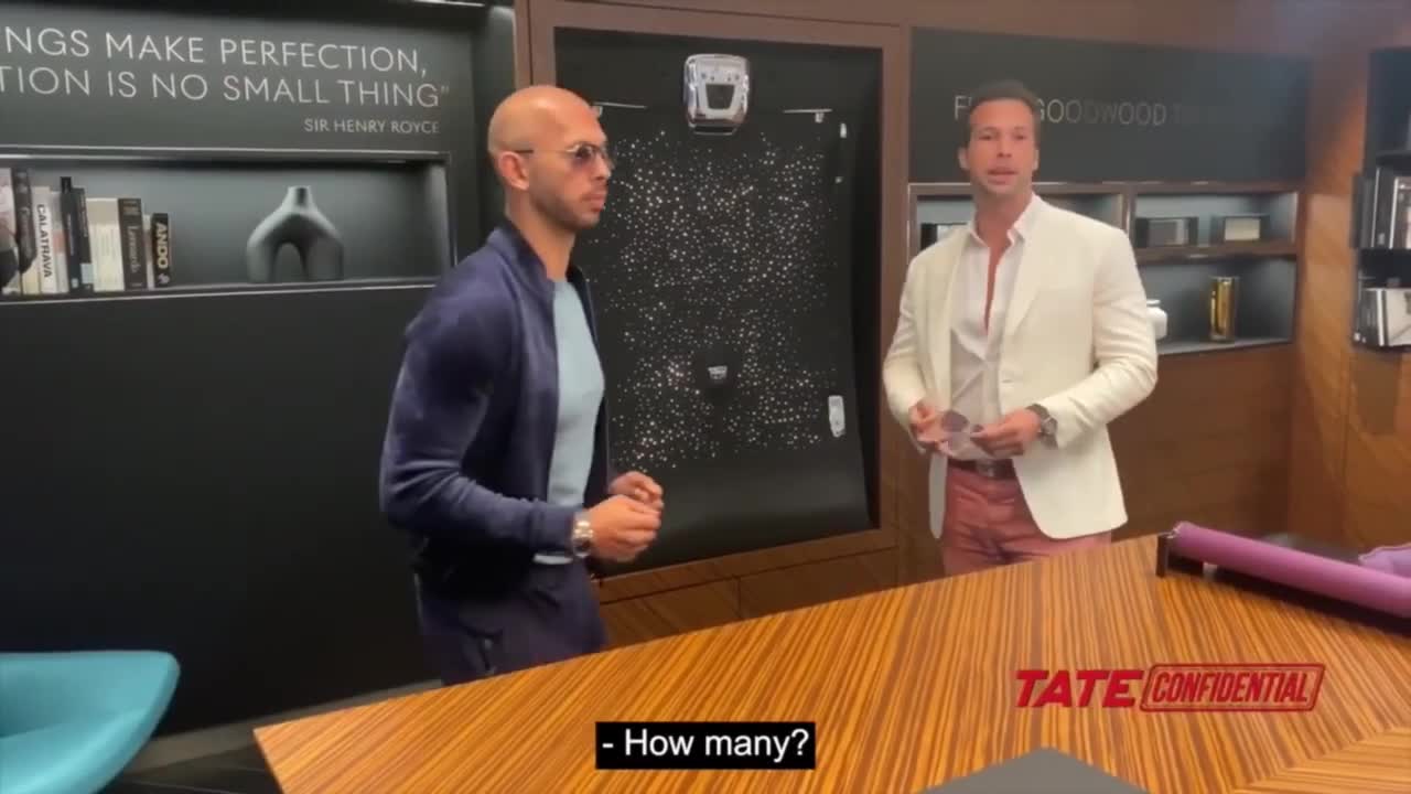 ANDREW TATE AND HIS BROTHER DANCING AFTER BUYING A NEW ROLLS ROYCE