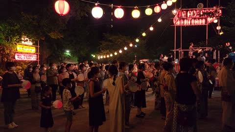 Japan Tokyo Summer festival お盆祭