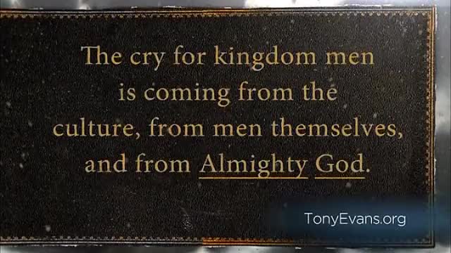 Dr. Tony Evans, Kingdom Men Wanted
