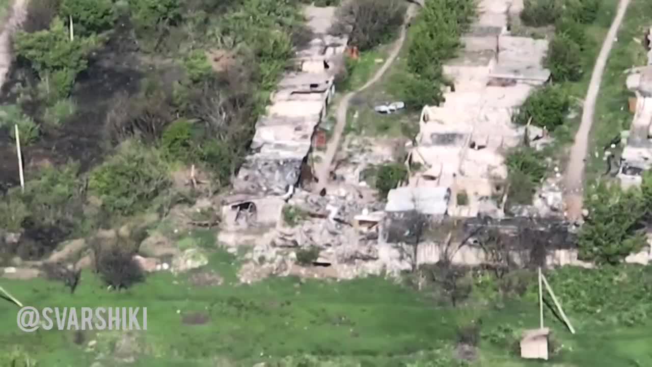 Ukraine War - Shelling of the Ukrainian position near Avdiivka