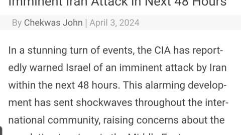 Will something happen in the Middle East tomorrow April 5th ?