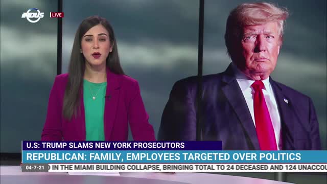 Daily Top live News | US: TRUMP SLAMS NEW YORK PROSECUTORS Indus News