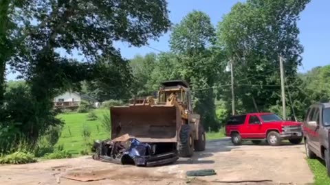 Crushing a useless VW