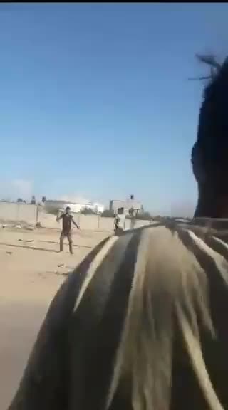 Palestinians driving IDF vehicles into the Gaza Strip. Israeli soldiers being taken hostage.