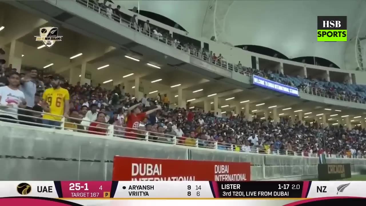 New Zealand Vs UAE highlights 3rd T20 cricket match