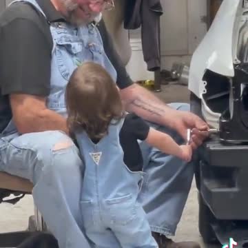 When the child is a car mechanic