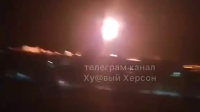 Ukraine War - Armed Forces of Ukraine tried to hit the Tochka-U missile at the center of Kherson